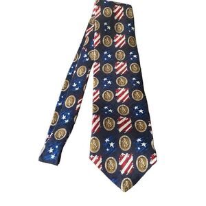 Pre Owned Men’s 1999 US Open Pinehurst No 2 Silk Tie Neck Tie Necktie Classic